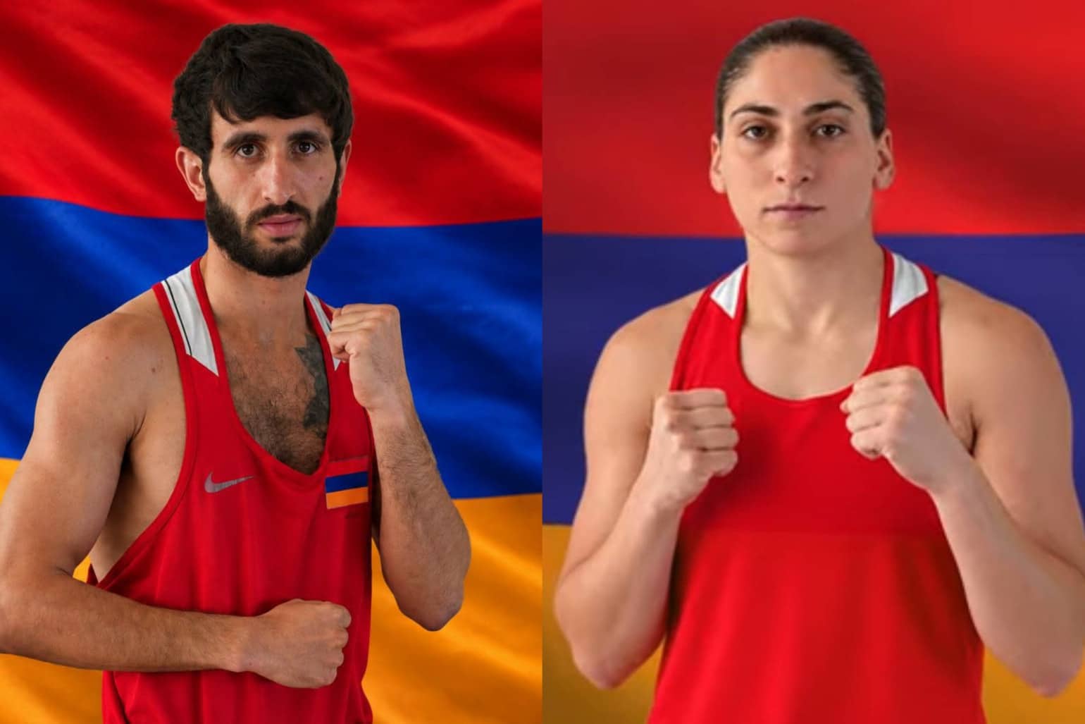 Rudolf Garboyan et Elida Kocharyan remportent sous les couleurs de l’Arménie deux médailles de bronze aux Championnats d&rsquo;Europe de boxe