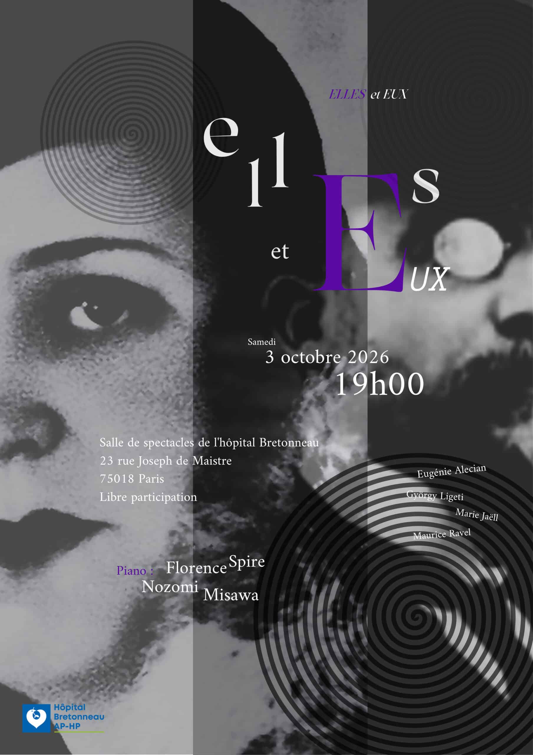 ELLES et EUX – Les Musigraphies d’Eugénie Alécian à Paris le 3 octobre