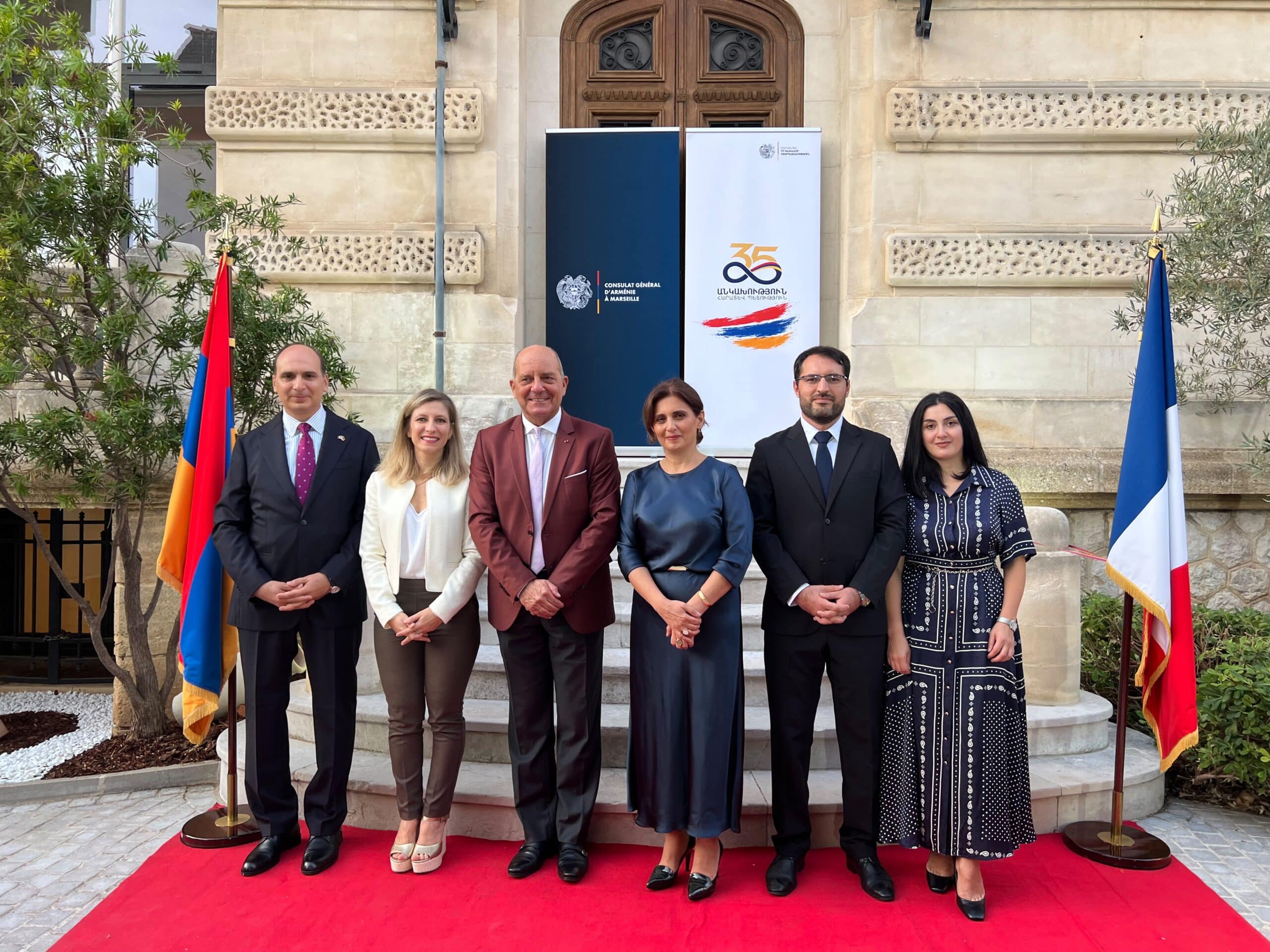 Célébration du 35e anniversaire de l’indépendance de la république d’Arménie à Marseille