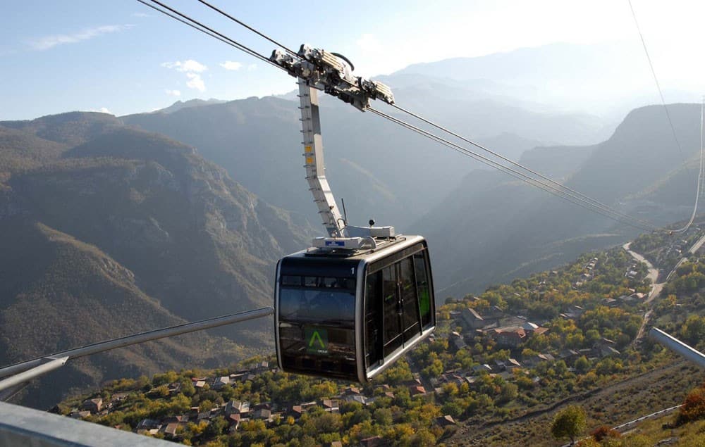 Le téléphérique « TaTever » du monastère de Tatev dans la région de Syunik en Arménie, ambitionne de remporter les World Travel Awards pour la 5e fois