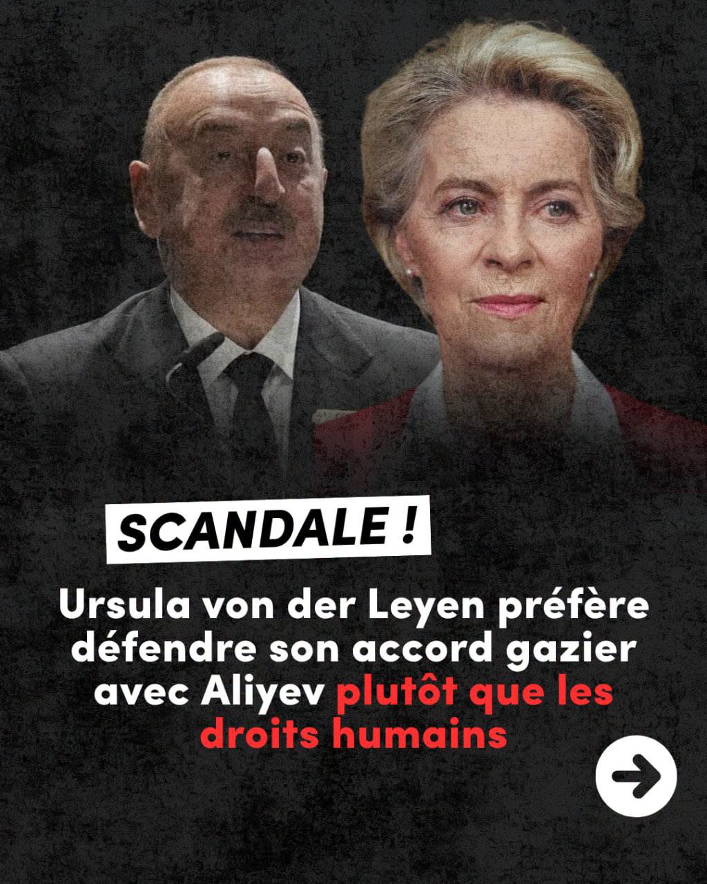 Marina Mesure : Ursula von der Leyen préfère son accord gazier aux droits humains