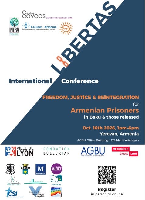 L&rsquo;ONG Libertas organise la première conférence internationale sur les prisonniers-otages arméniens